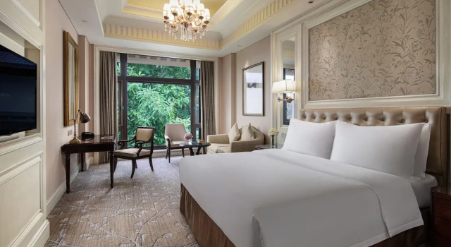 Двухместный номер Deluxe с видом на сад The Carp Islet Resort