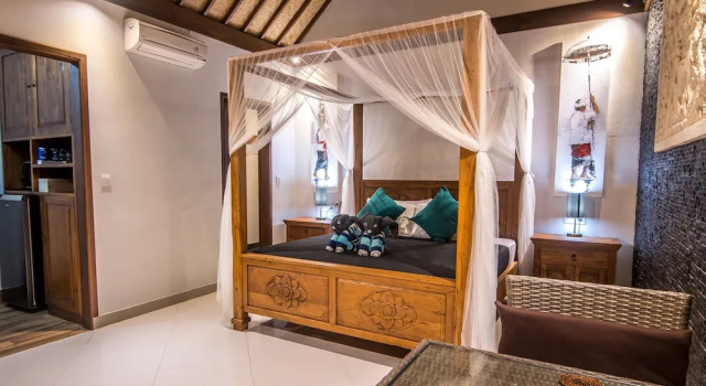 Двухместный номер Deluxe с видом на залив Bali Santi Bungalows