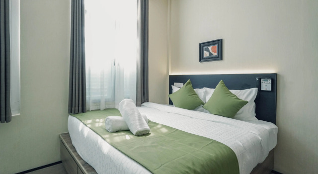 Executive Dvoulůžkový s manželskou postelí pokoj A Hotel Chinatown