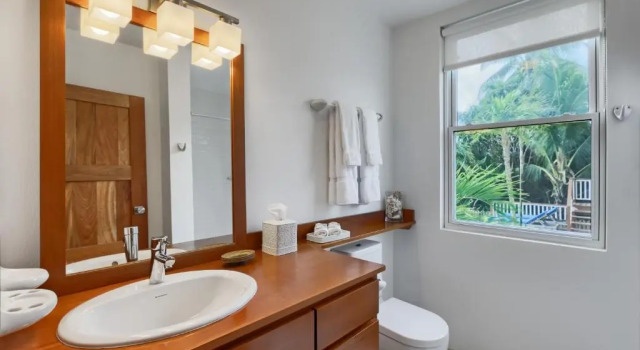 Двухместный люкс с видом на море Weezies Ocean Front Hotel and Garden Cottages