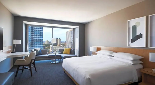 Двухместный номер Standard с красивым видом из окна Marriott Marquis Chicago