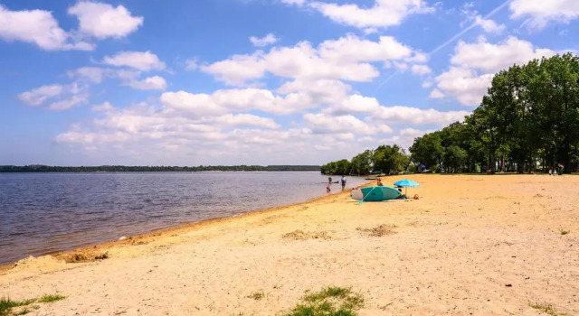Au calme, entre lac et océan