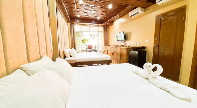 Habitación cuádruple Superior 1 dormitorio con vista al océano Kaiyana Boracay Beach Resort