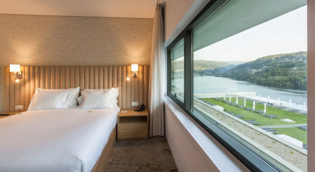 Двухместный номер Deluxe с балконом Douro Royal Valley Hotel & Spa