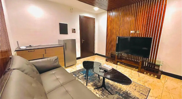 Апартаменты с 2 комнатами с красивым видом из окна Kiev Tower Hotel Apartments