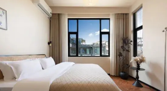 Люкс с 2 комнатами с видом на внутренний двор Bamboo Courtyard linn,Dali