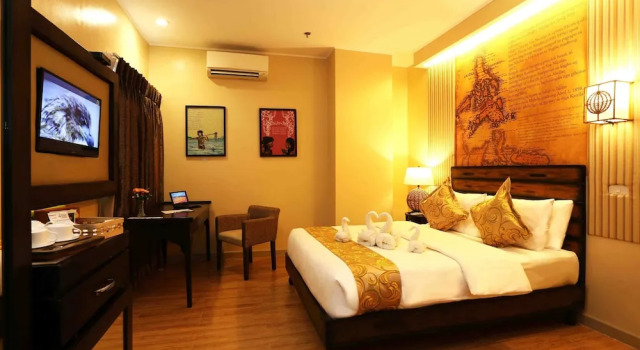 Номер Superior с красивым видом из окна Palm Grass Hotel