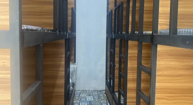 Кровать в общем номере Quiri Hostel Ha Giang