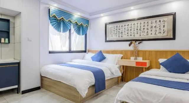 Люкс с 2 комнатами Nanzha Fuchang Bridge Family Vacation Homestay (Wuzhen Scenic Area Branch)