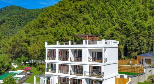Yao • 20m Starry Sky Pool Wilderness Villa, Prenota Villa Hotel a Huzhou con piscina, Piscina