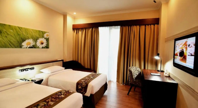 Двухместный номер Deluxe с видом на сад Angkasa Garden Hotel