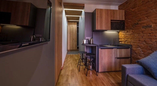 Loft Apartments Griboedova, Rezervovat Apartmán Admiralteyskiy district Petrohrad, poblíž Na Fontanke Molodezhny Theatre
