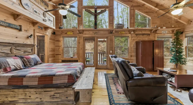 Powdermill Hill Cabin 3 Bedroom Cabin by RedAwning, Забронировать Отель Отели Гатлинберг 3 звезды, 3*