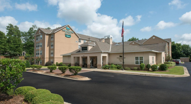 Кровать в общем номере Homewood Suites by Hilton Montgomery