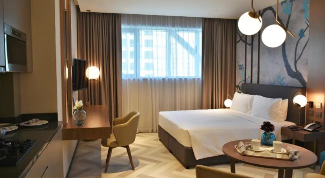 Двухместная студия Deluxe Millennium Place Barsha Heights Hotel