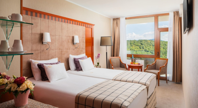 Двухместный номер Standard с балконом и с видом на реку Silvanus Hotel