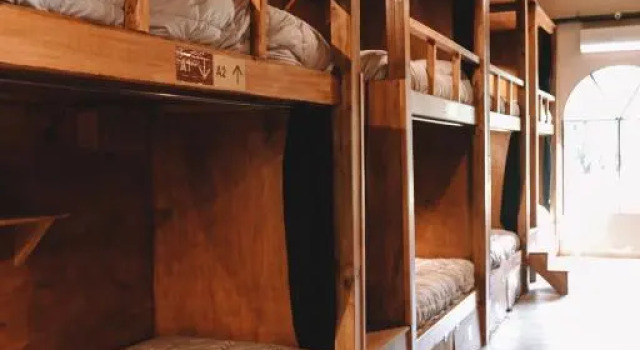 Кровать в общем номере Elena Hostel