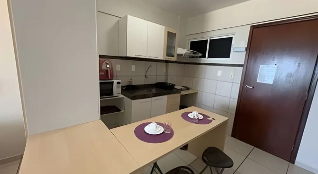 Апартаменты с балконом Terrazzo Praia Flat I Piscina e Estacionamento Grátis em Natal