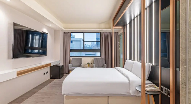 Двухместный номер Deluxe CHECK inn Taichung Qinghai