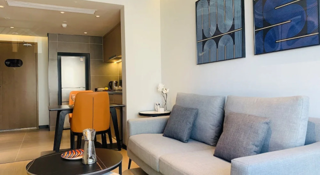 Двухместный номер Deluxe c 1 комнатой Citadines Gaoxin Chengdu
