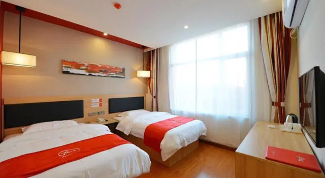 Двухместный номер Standard Thank Inn Chain Hotel Shandong Dezhou Canal Development Zone Black Horse