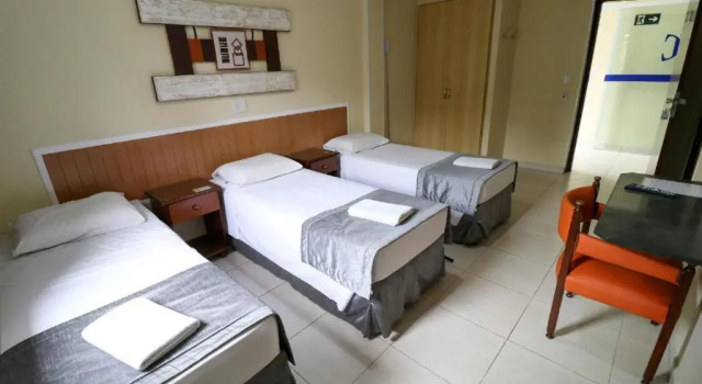 Трёхместный номер Standard Charme Hotel Guarujá Frente Mar