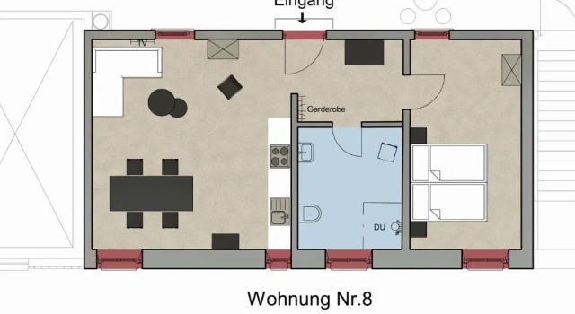 Апартаменты c 1 комнатой Palais Wunderlich