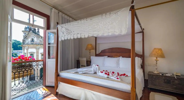 Люкс с видом на город Hotel Solar do Rosário