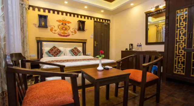 Двухместный номер Deluxe Hotel Encounter Nepal & Spa