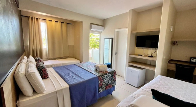 Четырёхместный номер Superior с видом на море Costa Maris Beach Hotel Frente Mar