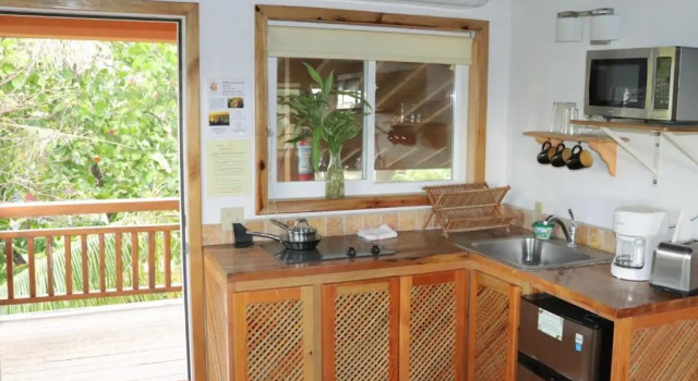 Студия Deluxe с балконом и с видом на море Hotel Posada Seremein ,West Bay ,Roatan