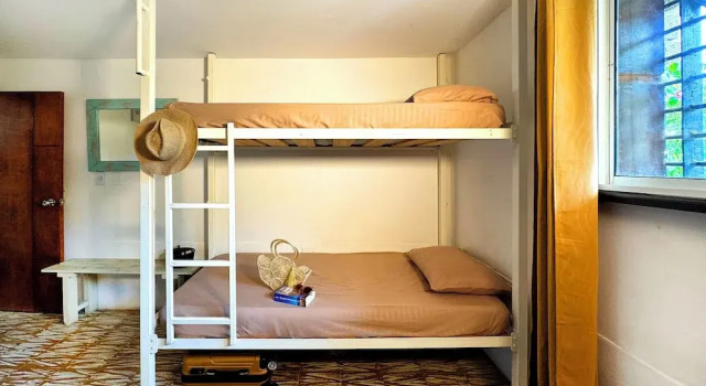 Двухместный семейный номер Standard с видом на город Cacao Hostel Santa Marta