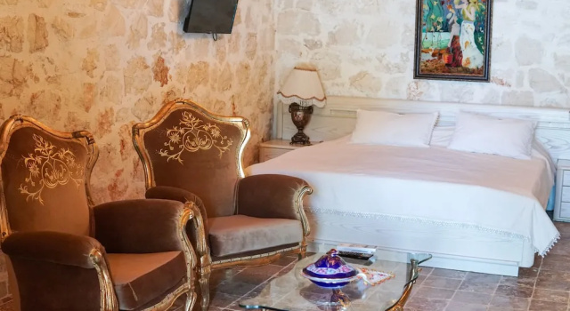 Двухместный номер Deluxe с видом на залив Likya Yolu Palas Hotel