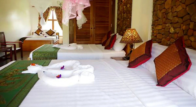 Трёхместный номер Standard с видом на бассейн Darica Resort
