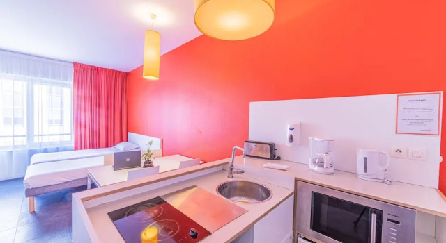 Апартаменты Superior c 1 комнатой Residence Montempo AppartHôtel Lyon Cite Internationale