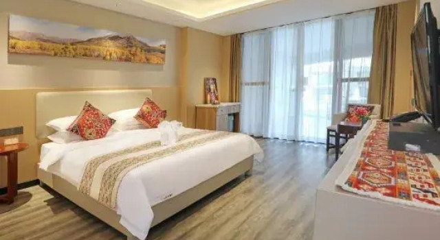 Двухместный люкс с видом на внутренний двор Xinjiang Plaza Holiday Hotel