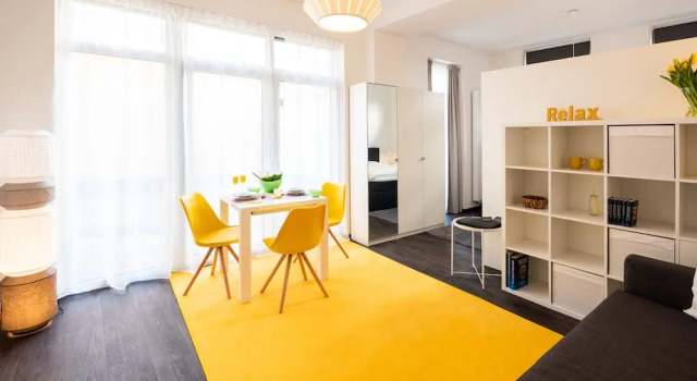 Апартаменты Цокольный этаж Relax Aachener Boardinghouse Phase 2