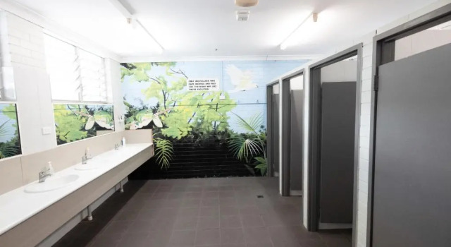 Кровать в общем номере Rockhampton Backpackers