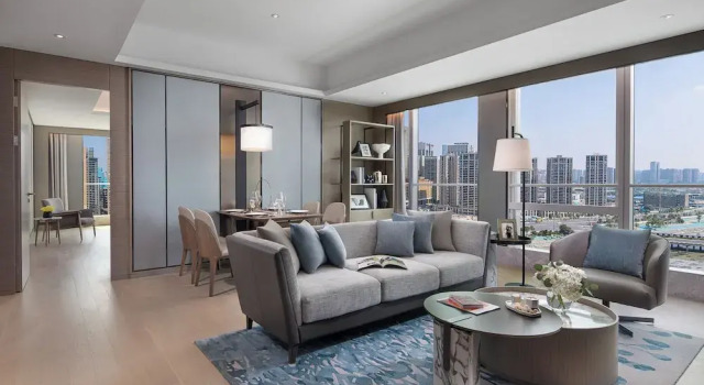 Люкс Deluxe с 2 комнатами Fraser Residence Chengdu