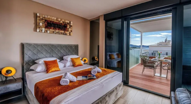 Апартаменты c 1 комнатой с видом на море Dedaj Resort - Villa Delux with Sea View Pool