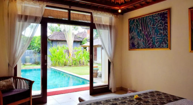Villa Heliconia, Rezervovat Vila Chaty v Bali, Chalupa