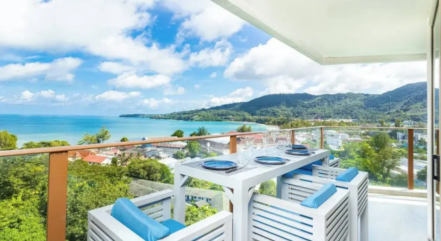 Modern Condo With Full sea View, 4 min Walk to Kamala Beach