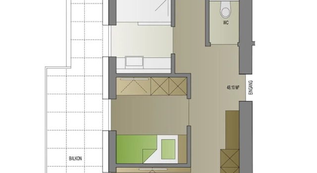 Номер Standard Wally Berg-Appartements