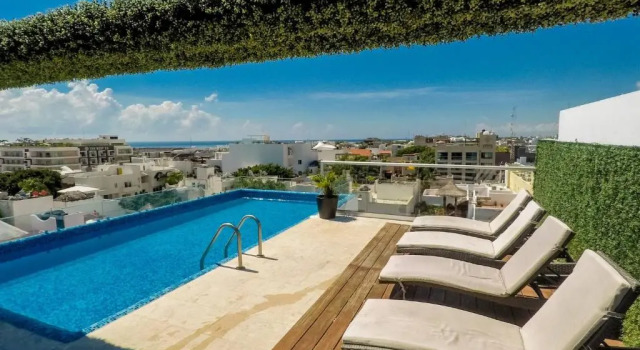 Апартаменты Lovely 1 Br Apartment, 3 Blocks To Mamita's, Roof Pool Views, Bbq