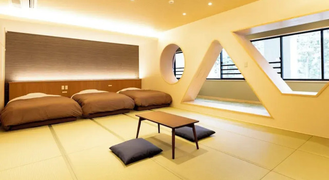 Трёхместный номер Superior Ooedo Onsen Monogatari Premium Yamanaka Grand Hotel