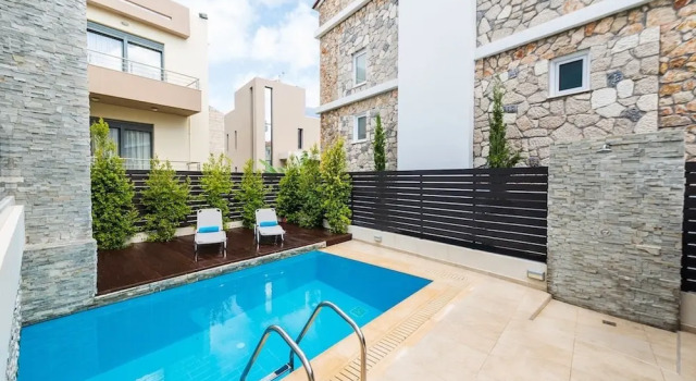 Вилла Ixia Pool Villa with sea view roof top