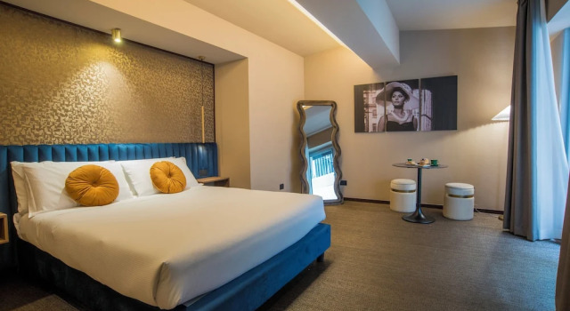 Номер Luxury с балконом и с видом на город Bocca di Leone Luxury Suite