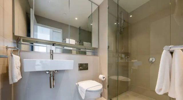 Апартаменты с 3 комнатами с балконом и с видом на гавань Melbourne Private Apartments - Collins Street Waterfront, Docklands