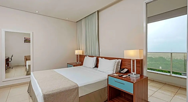 Одноместный номер Deluxe с балконом Slaviero Porto Velho
