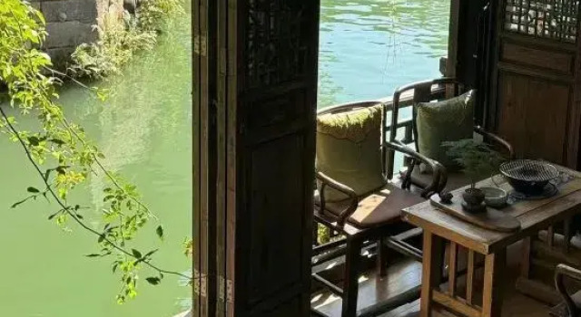 Кровать в общем номере (женский номер) Wuzhen Auntie Yin Homestay